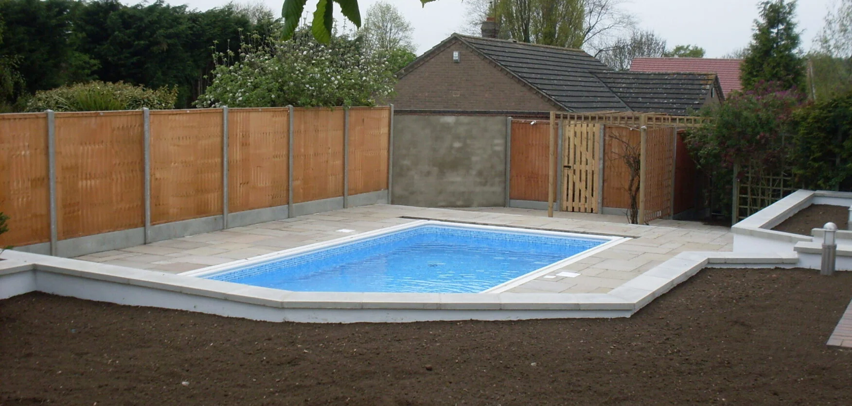 New Swimming Pool in garden