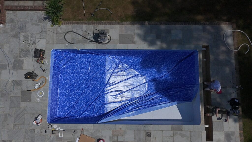 Liner nearly complete