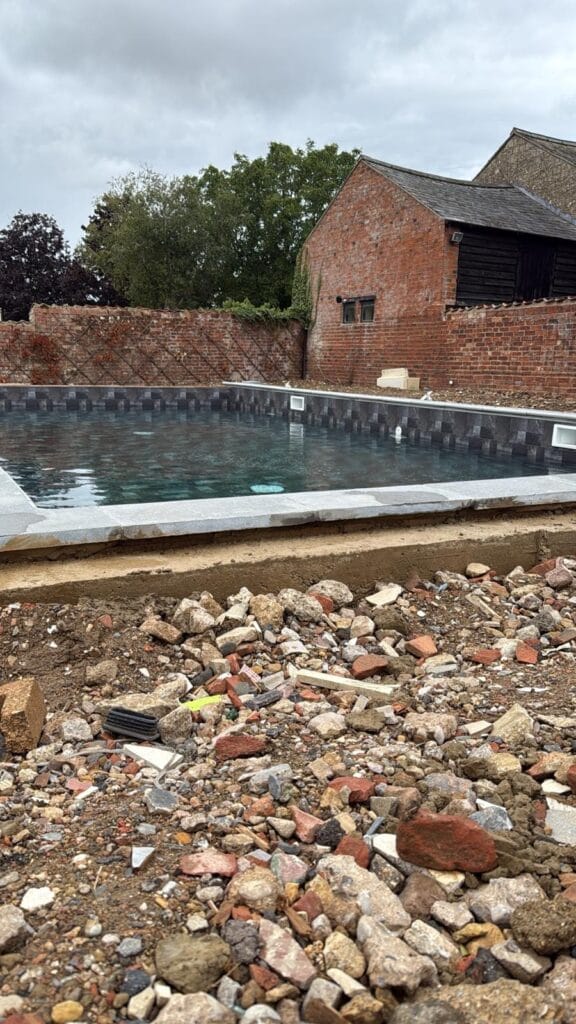 sudborough pool filled